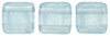 CzechMates Tile Bead 6mm (loose) : Luster - Transparent Blue
