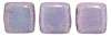 CzechMates Tile Bead 6mm (loose) : Luster - Metallic Amethyst