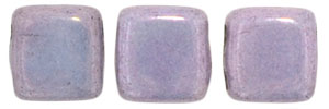 CzechMates Tile Bead 6mm (loose) : Luster - Metallic Amethyst
