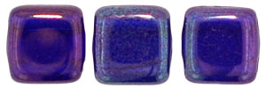 CzechMates Tile Bead 6mm (loose) : Cobalt - Vega