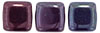 CzechMates Tile Bead 6mm (loose) : Ruby - Vega