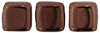 CzechMates Tile Bead 6mm (loose) : Dk Bronze