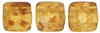 CzechMates Tile Bead 6mm (loose) : Matte - Crystal - Picasso