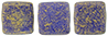 CzechMates Tile Bead 6mm (loose) : Pacifica - Elderberry