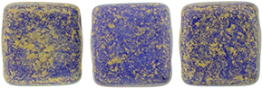 CzechMates Tile Bead 6mm (loose) : Pacifica - Elderberry