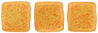 CzechMates Tile Bead 6mm (loose) : Pacifica - Tangerine