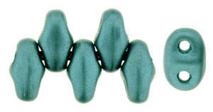 MiniDuo 4 x 2.5mm (loose) : Pearl Coat - Teal