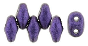 MiniDuo 4 x 2.5mm (loose) : Metallic Suede - Purple