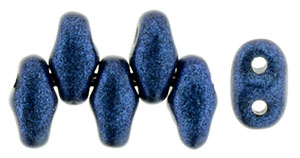 MiniDuo 4 x 2.5mm (loose) : Metallic Suede - Blue