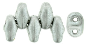 MiniDuo 4 x 2.5mm (loose) : Matte - Metallic Silver