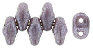 MiniDuo 4 x 2.5mm (loose) : Luster - Opaque Amethyst