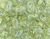 MiniDuo 4 x 2.5mm (loose) : Luster - Transparent Lt Green