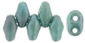 MiniDuo 4 x 2.5mm (loose) : Nebula - Opaque Turquoise