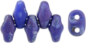 MiniDuo 4 x 2.5mm (loose) : Matte Nebula - Opaque Blue