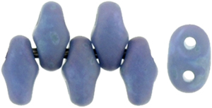 MiniDuo 4 x 2.5mm (loose) : Matte Nebula - Blue Turquoise