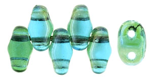 MiniDuo 4 x 2.5mm (loose) : Twilight - Aquamarine