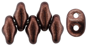SuperDuo 5 x 2mm (loose) : ColorTrends: Saturated Metallic Chicory Coffee
