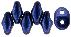 SuperDuo 5 x 2mm (loose) : ColorTrends: Saturated Metallic Evening Blue