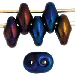 SuperDuo 5 x 2mm (loose) : Iris - Blue