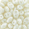 SuperDuo 5 x 2mm (loose) : Pearl Shine - White