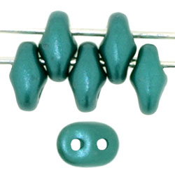 SuperDuo 5 x 2mm (loose) : Pearl Coat - Teal