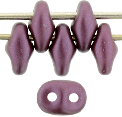 SuperDuo 5 x 2mm (loose) : Pearl Coat - Plum