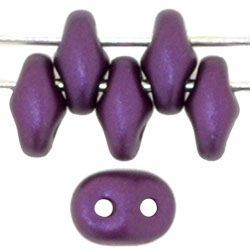 SuperDuo 5 x 2mm (loose) : Pearl Coat - Purple Velvet