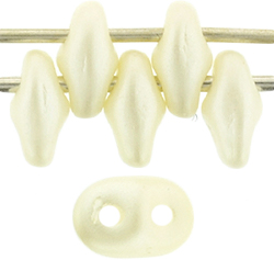 SuperDuo 5 x 2mm (loose) : Pearl Coat - Lt Cream