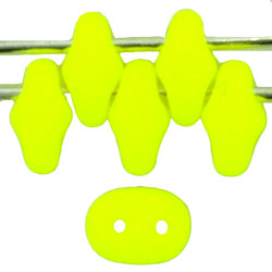 SuperDuo 5 x 2mm (loose) : Neon - Yellow