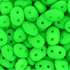 SuperDuo 5 x 2mm (loose) : Neon - Green