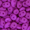 SuperDuo 5 x 2mm (loose) : Neon - Dk Purple