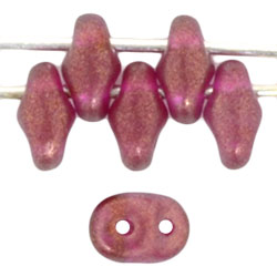 SuperDuo 5 x 2mm (loose) : Halo - Madder Rose