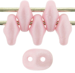 SuperDuo 5 x 2mm (loose) : Powdery - Pastel Pink