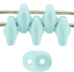 SuperDuo 5 x 2mm (loose) : Powdery - Pastel Turquoise