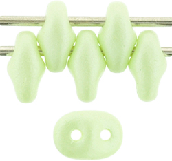 SuperDuo 5 x 2mm (loose) : Powdery - Pastel Lime