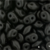 SuperDuo 2/5mm (loose) : Satin Metallic Black