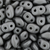 SuperDuo 5 x 2mm (loose) : Satin Metallic Gray