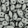 SuperDuo 2/5mm (loose) : Satin Metallic Silver