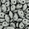 SuperDuo 5 x 2mm (loose) : Satin Metallic Silver