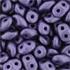 SuperDuo 2/5mm (loose) : Satin Metallic Orchid