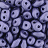 SuperDuo 5 x 2mm (loose) : Satin Metallic Lavender