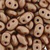 SuperDuo 2/5mm (loose) : Satin Metallic Terra Cotta