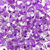 SuperDuo 5 x 2mm (loose) : Crystal - Lt Purple-Lined