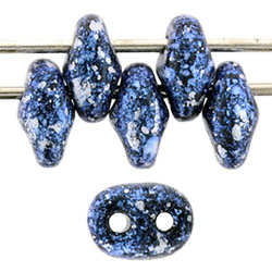 SuperDuo 5 x 2mm (loose) : Tweedy Blue