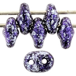 SuperDuo 5 x 2mm (loose) : Tweedy Violet