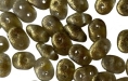 SuperDuo 5 x 2mm (loose) : Frozen Matte Olive Green