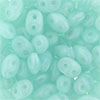 SuperDuo 2/5mm (loose) : Milky Aqua