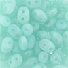 SuperDuo 5 x 2mm (loose) : Milky Aqua