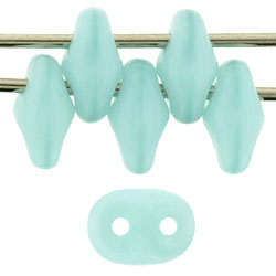 SuperDuo 5 x 2mm (loose) : Milky Seafoam