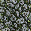 SuperDuo 2/5mm (loose) : Crystal - Blue Glaze